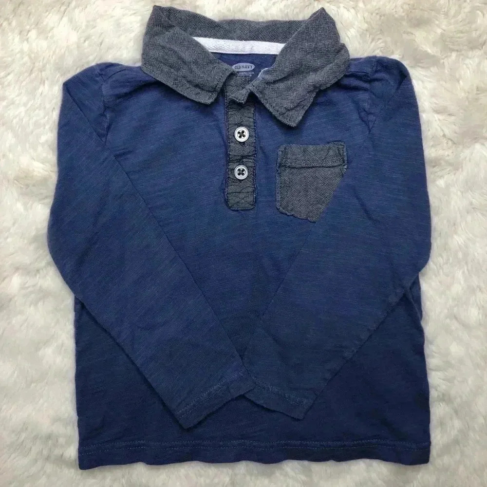 Old Navy Long Sleeved Collared Shirt Size 3T